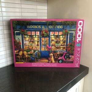 Eurographics Books & Coffee 1000 piece puzzle